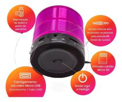 Caixa De Som Bluetooth Mini Speaker Ws-887