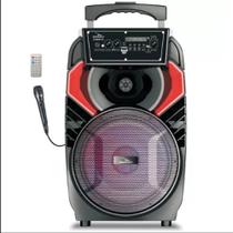 Caixa De Som Bluetooth Mp3 Portátil Potência 40w Com Microfone e Controle Luzes RGB D-BH8115 Caixa De Som Bluetooth Mp3 Portátil Potência 40w Com Microfone e Controle Luzes RGB D-BH8115
