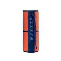 Caixa de Som Bluetooth Multilaser SP246 Mini Waterproof 15W Laranja Azul