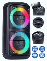 Caixa De Som Bluetooth Multimídia Portátil Usb Sd Rádio Fm Subwoofer Grasep