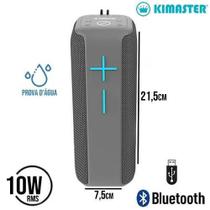 Caixa De Som Bluetooth Portátil 10W Kimaster K450 - Cinza