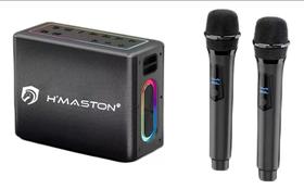 Caixa De Som Bluetooth Portátil 2X60w 2 Microfone Caixa De Som Bluetooth Portátil 2X60w 2 Microfone