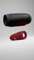 Caixa de Som Bluetooth Portátil 6h Bateria Vermelha