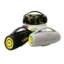 Caixa de Som Bluetooth Portátil À Prova D agua 15W BASS LED TWS Kapbom KA-8418 Caixa de Som Bluetooth Portátil À Prova D agua 15W BASS LED TWS Kapbom KA-8418