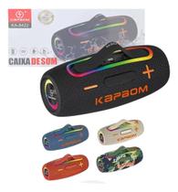 Caixa De Som Bluetooth Portátil À Prova D'agua 20w Bass Led Caixa De Som Bluetooth Portátil À Prova D'agua 20w Bass Led
