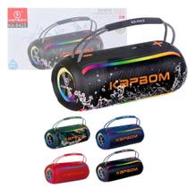 Caixa de Som Bluetooth Portátil À Prova D'agua 20W com Alça BASS LED TWS Kapbom KA-8423 (***DISPONÍVEL SOMENTE 08 PRETO) Caixa de Som Bluetooth Portátil À Prova D'agua 20W com Alça BASS LED TWS Kapbom KA-8423 (***DISPONÍVEL SOMENTE 08 PRETO)