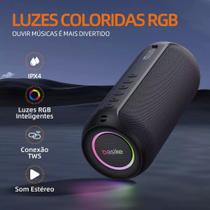 Caixa De Som Bluetooth Portatil Basike Subwoofer Ipx4 Tws Premium