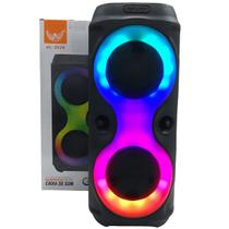 Caixa de som Bluetooth Portátil Com Led RGB Portátil FM USB TWS 30W Para Praia, Festa ou Viagem