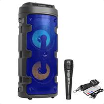 Caixa de Som Bluetooth Portátil com Rádio FM USB e Som Potente 16W Caixa de Som Bluetooth Portátil com Rádio FM USB e Som Potente 16W