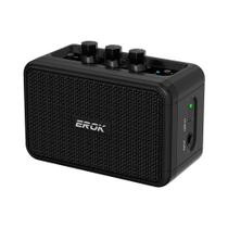 Caixa De Som Bluetooth Portátil EROK AG-04 Mini Amplificador 5W Acessórios Para Guitarra Elétrica
