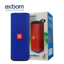 Caixa de Som Bluetooth Portátil Exbom CS-M33BTL (***DISPONÍVEL SOMENTE NA COR PRETO - 11 UNIDADES)