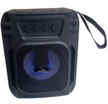 Caixa De Som Bluetooth Portátil, FM, Usb, Cartão Sd, bateria recarregável