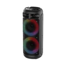 Caixa De Som Bluetooth Portátil Grande 42x18cm com LED RGB - Kapbom