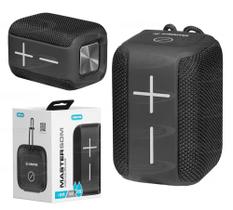 Caixa de som Bluetooth Portátil IPX6 5W RMS KIMASTER - K400 Preto