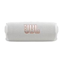 Caixa de Som Bluetooth Portátil JBL Flip 7, 35W RMS, À Prova d'Água IP68, Bateria de 14h, Auracast, Branca - JBLFLIP7WHTBR