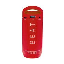 Caixa de Som Bluetooth Portátil Led e Usb Rádio FM Cartão SD - C3 Tech