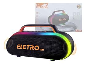 Caixa De Som Bluetooth Portátil Led Rgb 80w El-1126 Caixa De Som Bluetooth Portátil Led Rgb 80w El-1126