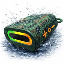 Caixa De Som Bluetooth Portátil Potente Com LED Grave Forte Resistente Água