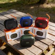 Caixa De Som Bluetooth Portátil Rádio Fm Usb Cartão Sd Tws Cor:Verde