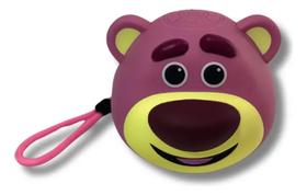 Caixa De Som Bluetooth Portátil Recarregável Lotso A3 Rosa-chiclete 127/220v