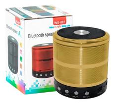 Caixa De Som Bluetooth Portátil Speaker Ws887 Caixa De Som Bluetooth Portátil Speaker Ws887