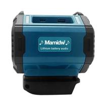 Caixa De Som Bluetooth Portátil USB Tipo-C Para Bateria Makita 18V, Ideal Para Acampamentos E Festas