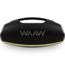 Caixa de Som Bluetooth Potente À Prova dágua Boombox WAAW Hyperboom1000 Portátil Som Alto Grave Forte