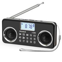 Caixa de som Bluetooth PRUNUS J-289 com rádio FM, USB e cartão TF