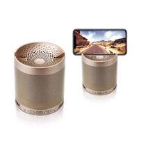 Caixa De Som Bluetooth Q3 Mp3 E Aux Com Suporte Celular 5W