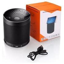 Caixa De Som Bluetooth Q3 Usb Mp3 Aux Com Suporte Celular