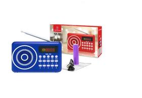 Caixa De Som Bluetooth Rádio Portátil Fm Com Display - Ka-32