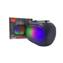 Caixa de Som Bluetooth Rádio Portatil LED RGB 10W Altomex AL-8929