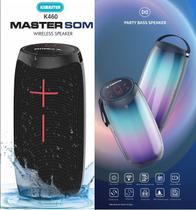 Caixa de Som Bluetooth Resistente Água 15W RMS Efeitos LED - Kimaster