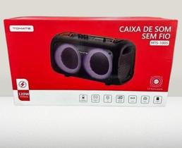 Caixa de Som Bluetooth RGB 120W Tomate MTS-1005 - Potência e Estilo