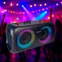 Caixa de Som Bluetooth RGB 120W Tomate MTS-1005 - Potência e Estilo