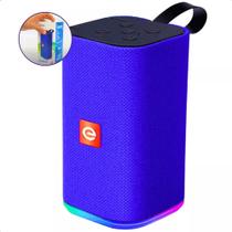 Caixa De Som Bluetooth Rgb Com Rádio Fm Caixinha Potente Com Som Alto Entrada Usb