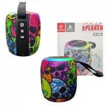 Caixa de som bluetooth rgb estampada - kapbom ka-8193 Caixa de som bluetooth rgb estampada - kapbom ka-8193