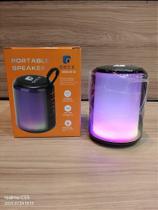 Caixa de Som Bluetooth RGB FM/MP3 5W 500mAh ONEX SOM-0133 Caixa de Som Bluetooth RGB FM/MP3 5W 500mAh ONEX SOM-0133