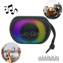 Caixa de Som Bluetooth RGB Portátil We Go IPX5