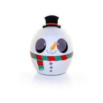 Caixa de Som Bluetooth Sem Fio Bitty Boomers Boneco de Neve Alcance de 5 m