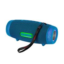 Caixa De Som Bluetooth Sem Fio Portátil Speaker Dr-109 Azul