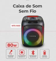 Caixa de som Bluetooth sem fio RGB 80W Potente com Microfone Caixa de som Bluetooth sem fio RGB 80W Potente com Microfone