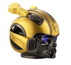 Caixa de Som Bluetooth Sem Fio TECHOBOOM Capacete Bumblebee Caixa de Som Bluetooth Sem Fio TECHOBOOM Capacete Bumblebee