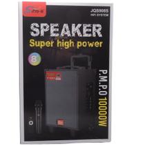 Caixa de Som Bluetooth SING-E JQS908S 8" Cor preto Caixa de Som Bluetooth SING-E JQS908S 8" Cor preto