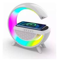 Caixa de Som Bluetooth Smart Design Branco Bluetooth RGB