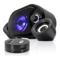 Caixa De Som Bluetooth Subwoofer Knup Usb/P2 3,5Mm Kp-6018Bh