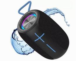 Caixa De Som Bluetooth Super Grave Original Com Led Rgb