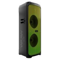Caixa de som bluetooth tws com led waaw plus infinite 1000w rms