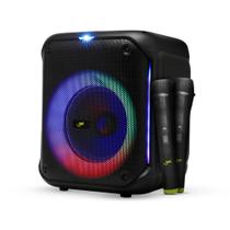 Caixa de Som Bluetooth TWS GET, 250W RMS, Cube 2, Com 2 Microfones