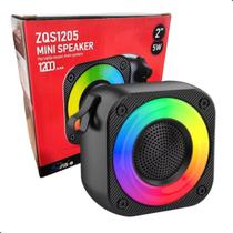 Caixa De Som Bluetooth Usb Cartão Sd Com Led Rgb Portátil 5W Caixa De Som Bluetooth Usb Cartão Sd Com Led Rgb Portátil 5W